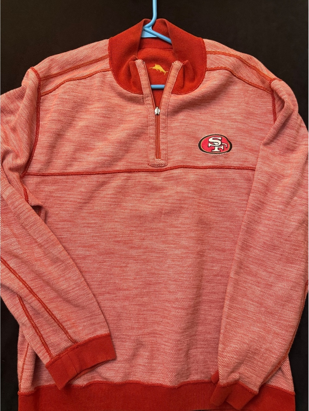 Tommy Bahama Reversible San Francisco 49ers Pullover Sweatshirt XXL